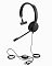 Фото-3 Наушники Jabra Evolve 20 USB Type-C, комплект на белом фоне: чёрная проводная гарнитура с выносным пультом на кабеле и разъёмом USB Type-C; фото показывает способ подключения и состав комплекта для страницы товара.