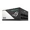 Фото-8 Блок питания для ПК ASUS ROG Loki 1200W, боковая панель справа и модульный интерфейс: нанесён логотип Republic of Gamers, видны разъёмы PCI-E, MB и CPU/PCI-E, для страницы о компьютерном блоке питания.