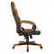 Фото-3 Кресло для геймеров ZOMBIE GAME 16 Чёрно-оранжевый, текстиль/эко.кожа, ZOMBIE GAME 16 OR