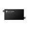 Фото-2 PoE-инжектор TP-Link Omada POE260S, вид сверху: чёрный прямоугольный корпус с надписью «2.5G PoE+ Injector» и крепёжными ушками по краям; важно для идентификации модели и форм-фактора.