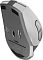 Фото-8 Беспроводная мышь A4Tech Fstyler FB35S USB Icy White, вид сверху сзади под углом; на фото белый корпус, серебристая центральная зона с колесом и кнопкой, тёмно-серая задняя часть основания и две боковые кнопки; изображение показывает компоновку корпуса и цветовые зоны на странице товара.