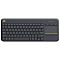 Фото-1 Клавиатура мембранная Logitech Wireless Touch Keyboard K400 Plus Беспроводная чёрный, 920-007147