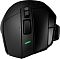 Фото-5 Мышь Logitech G502 X Plus, вид сзади; чёрная задняя часть корпуса с резкими линиями, логотипом G и широким основанием; изображение важно для страницы товара для показа заднего профиля устройства.