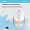 Фото-9 Беспроводная мышь A4Tech FG10S White, баннер о беспроводной связи: белая мышь сверху, USB-ресивер и текст о соединении 2,4 ГГц с расстоянием до 15 метров; показывает контекст подключения устройства к компьютеру.