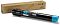 Фото-3 Картридж Xerox WorkCentre 7120/7125 006R01464 голубой, комплект из коробки и картриджа на белом фоне; сзади размещена коричневая коробка Xerox, спереди лежит длинный чёрный цилиндрический картридж с голубой торцевой крышкой и наклейкой; это помогает увидеть упаковку и внешний вид расходника на странице товара.