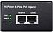 Фото-4 PoE-инжектор Cudy POE300, фронтальный вид: два порта RJ45 с подписями PoE/DATA и DATA/IN, слева индикаторы Power и режимов (Mode A/Mode B); чёрная панель на светлом фоне, помогает правильно подключить вход данных и выход PoE.