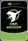 Фото-2 Жёсткий диск Seagate Exos X16 ST14000NM001G, графическая лицевая панель; крупный логотип Seagate и EXOS на чёрном фоне с зелёной дугой; используется как изображение серии для поиска и распознавания товара.