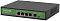 Фото-7 Коммутатор Digma DSP204G-1G-T80, общий вид под углом слева. Видны передняя панель с пятью сетевыми портами, логотип Digma и решётка вентиляции на боковой стенке. Изображение показывает конструкцию устройства с другого ракурса для страницы товара.