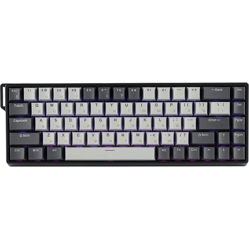 Фото Клавиатура механическая AULA WIN68HE PRO Edition Проводная серый, 6978080504128