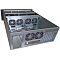 Фото-2 Корпус ExeGate 4U4139L Rack, вид изнутри со стороны задней панели, установлены два тыльных вентилятора, видны слоты расширения и отверстие под I/O, кабели внутри, серебристый/чёрный, для оценки компоновки задней части и охлаждения шасси 4U.