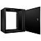 Фото-2 Настенный шкаф Cabeus WSC-05D Light 12U чёрный, WSC-05D-12U55/45m-BK