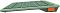Фото-11 Клавиатура мембранная A4Tech Fstyler FBX51C Беспроводная зелёный, FBX51C MATCHA GREEN