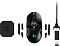 Фото-4 Беспроводная мышь Logitech G903 Lightspeed Hero, комплект поставки; показаны мышь, набор сменных боковых кнопок и заглушек, кабель с переходником, дополнительный модуль и USB‑ресивер, изображение раскрывает состав комплекта и сменные элементы конструкции.