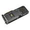Фото-7 Видеокарта ASUS NVIDIA GeForce RTX 5070 Prime OC, задняя сторона под углом. На фото тёмный бэкплейт, винты крепления, вырез у хвостовой части и боковая маркировка GeForce RTX. Такой ракурс помогает рассмотреть заднюю панель и конструкцию охлаждения на странице товара.