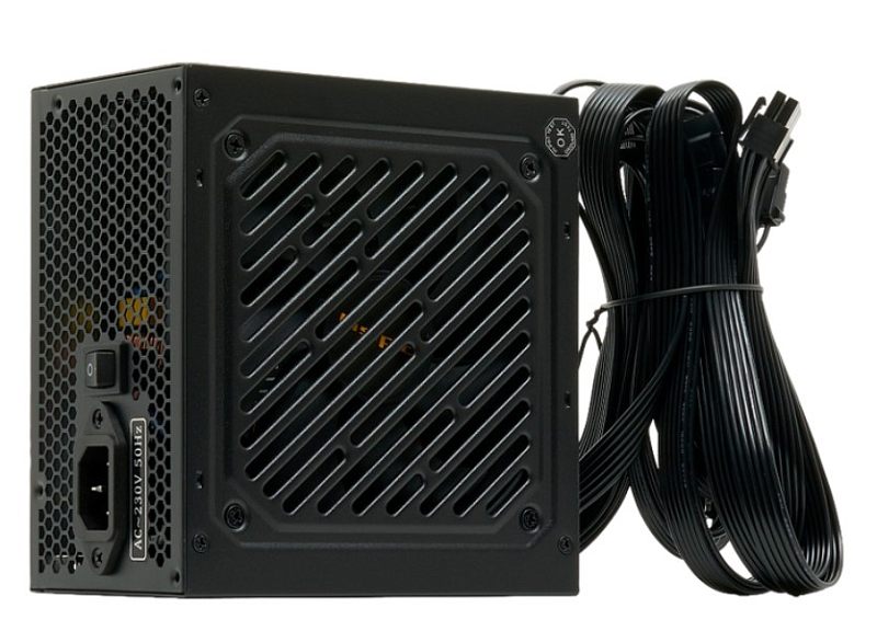 Фото Блок питания для ПК HSPD HST-450WN ATX 80 PLUS White 450 Вт, HST-450WN-BK