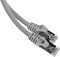 Фото-1 Патч-корд Premier FTP Cat 6 PP6-1.5M, 1,5 м, серый — крупный план двух разъёмов RJ45; видны экранированные металлические корпуса коннекторов, серые литые хвостовики и защёлки. Фото показывает конструкцию экранированных разъёмов для страницы товара.