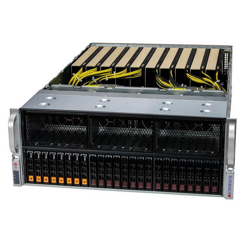 Фото Серверная платформа Supermicro SuperServer 421GE-TNRT 16x2.5" Rack 4U, SYS-421GE-TNRT