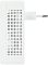 Фото-21 Powerline-адаптер Mercusys MP500 (из комплекта MP510 KIT), вид сбоку крупным планом; вертикальная полоса вентиляционных отверстий и выступающая часть евро-вилки; на белом фоне, чтобы увидеть вентиляцию корпуса.