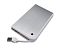 Фото-2 Внешний корпус для HDD/SSD Agestar 3UB2 2.5 3UB2A14 White, корпус с подключённым кабелем. На фото белый прямоугольный корпус под углом, виден встроенный USB-кабель и круглое отверстие на крышке. Изображение помогает для страницы товара, потому что показывает способ подключения корпуса.