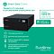 Фото-1 ИБП Systeme Electric Smart-Save Online SRT 6000, информационный баннер с изображением чёрного rack/tower-корпуса, экраном справа и текстовыми блоками о модели; устройство показано на бело-зелёном фоне. Для страницы товара это важно, потому что фото даёт общий визуальный контекст серии и внешний вид корпуса.