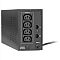 Фото-2 ИБП ExeGate Power Back BNB 850 EP285473RUS, вид сзади слева; четыре выходные розетки IEC, порты IN/OUT, предохранитель Breaker и входной кабель; изображение важно для просмотра разъёмов нагрузки и подключения линии.