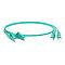 Фото Кабель волоконно-оптический Hyperline MM 50/125 мкм аква 15 м, FC-D2-503-LC/PR-LC/PR-H-15M-LSZH-AQ