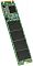 Фото-3 SSD Transcend MTS820 TS240GMTS820S 240GB, фото модуля под углом. Видна зелёная плата M.2 2280, четыре чёрных чипа памяти вдоль корпуса, контроллер в верхней части и вырез под крепление. Изображение важно для оценки длины модуля и компоновки элементов.