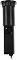 Фото-3 Сетевой разветвитель Premier PX-BL-VRT-3R-BLK, чёрный, фронтальный вид выдвижного блока; показаны круглая верхняя рамка, гофрированная цилиндрическая часть, одна розетка на панели и нижний вывод кабеля, для страницы товара с прямым обзором формы и розеточной секции.