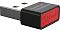 Фото-17 USB-ресивер для мыши A4Tech Bloody R36 Ultra, ракурс с красной торцевой вставкой; на фото виден чёрный корпус, красная панель Bloody на торце и нанесённая маркировка сверху; изображение на светлом фоне, важно для страницы товара как показывает фирменную маркировку приёмника.
