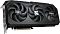 Фото-2 Видеокарта GIGABYTE AMD Radeon RX 9070 XT, вид спереди под углом; на фото три вентилятора, чёрный кожух с точечной текстурой, выступающая интерфейсная планка и видимый разъём PCIe; изображение помогает оценить форму корпуса и толщину карты.