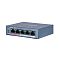 Фото-1 Коммутатор HIKVISION DS-3E0105P-E/M(B) Неуправляемый 5-ports, DS-3E0105P-E/M(B)
