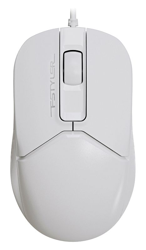Фото Мышь A4Tech Fstyler FM12S Проводная белый, FM12S  WHITE