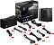 Фото-9 Комплект блока питания MSI MAG A850GL PCIE5: коробка, сам блок, чехол и набор кабелей, включая сетевой кабель и отдельные жгуты питания; чёрные аксессуары на светлом фоне, чтобы увидеть состав комплекта на странице товара.