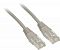 Фото-2 Патч-корд Lanmaster UTP Cat 5e TWT-45-45-10-GY, серый, 10 м — крупный план двух коннекторов RJ45 на концах кабеля; видны прозрачные корпуса, контакты и литые колпачки с разгрузкой изгиба. Фото показывает исполнение оконцовки для страницы товара.