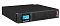 Фото-1 ИБП QTECH QPS-OLS-RT-1500-36SK, вид спереди под углом: чёрный корпус 2U для стойки, синий LCD-дисплей слева, кнопки под экраном и диагональная вентиляционная решётка на лицевой панели. Для карточки товара это важно, так как видно передний интерфейс и rack-формат.