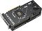 Фото-10 Видеокарта ASUS GeForce RTX 5070 Dual OC, крупный план задней стороны: металлическая пластина жёсткости с графикой, окно продува, крепёжные винты и зона разъёма питания; фото важно для страницы товара, потому что показывает заднюю конструкцию карты.