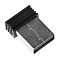 Фото-13 USB-ресивер комплекта Oklick 225M — крупный план: миниатюрный USB-приёмник с металлическим разъёмом и чёрным пластиковым корпусом; на белом фоне. Для страницы набора подтверждает наличие USB-ресивера для беспроводного подключения.