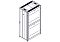 Фото-2 Напольный шкаф Systeme Electriс Uniprom 48U чёрный, UR3357