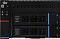 Фото-11 Сервер iRU G2208IG3 8x3.5 Rack 2U, крупный план левой части передней панели; видны логотип iRU, кнопка питания, индикаторы состояния и две дисковые корзины с маркировкой Enterprise SAS/SATA 12Gb HDD0 и HDD1; нужен на странице товара для показа органов управления и крайних отсеков.