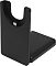 Фото-14 Наушники Jabra Evolve2 55 Link380c MS Stand, зарядная подставка отдельно; чёрная стойка с U-образным верхним пазом, контактной площадкой внутри и широким основанием показана без гарнитуры; фото важно для страницы товара, потому что демонстрирует комплектную док-станцию.
