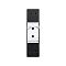 Фото-2 Коммутатор D-Link DIS-100G-5SW A1A, вид сзади; видны металлическая DIN-рейка, крепёжные винты и монтажные отверстия на корпусе; фото важно для страницы товара, потому что показывает способ крепления промышленного коммутатора.
