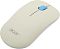 Фото-6 Мышь Acer OCC205 (ZL.ACCEE.00C) из комплекта, крупный план сверху под углом: светлый корпус с логотипом Acer и голубое колёсико прокрутки; показывает основные органы управления мыши.