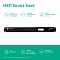 Фото-2 ИБП Systeme Electric Smart-Save SMTSE750RMI1U, инфографика с перечнем функций. На фото корпус rack 1U и текстовые блоки о назначении и возможностях устройства. Изображение важно для страницы товара, потому что дополняет карточку обзором функций.