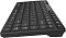 Фото-7 Клавиатура A4Tech Fstyler FBK26C AS, низкий ракурс справа; чёрный корпус, ступенчатые ряды клавиш и верхняя панель с кнопками выбора устройства; на светлом фоне для карточки товара, изображение показывает профиль клавиш и толщину корпуса на странице товара.
