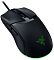 Фото-3 Проводная мышь Razer Cobra, верхний диагональный ракурс. Видны колесо прокрутки, центральная кнопка, две боковые кнопки слева и зелёный логотип Razer на спинке корпуса. Изображение важно для страницы товара, потому что показывает общий силуэт модели и компоновку кнопок.