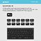 Фото-10 Клавиатура A4Tech FBX51C Grey, таблица сочетаний Fn; показаны пиктограммы клавиш F1–F12 и совместимость функций с Windows, Android, Mac и iOS; изображение важно для страницы товара, чтобы показать назначение горячих клавиш на разных платформах.