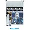 Фото-4 Серверная платформа Gigabyte S453-Z30 ACV1, вид сверху во внутреннюю часть корпуса; показаны системная плата, один процессорный сокет с радиаторной зоной памяти, модуль вентиляторов и кабельная разводка; изображение помогает понять внутреннее устройство 4U сервера на странице товара.