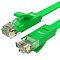 Фото-1 Патч-корд Greenconnect UTP кат. 6 Зелёный 10 м, плоский, GCR-LNC625-10.0m