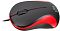 Фото-4 Мышь OKLICK 115S Проводная чёрно-красный, 711637