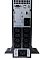 Фото-7 ИБП Systeme Electris Smart Save Online SRT G2 3000 VA SRTSE3000RTXLIG2, вертикальная установка, вид сзади, корпус на опорах, нижний ряд розеток и вход питания на светлой задней панели; изображение для карточки товара, показывает силовые подключения в tower-конфигурации.